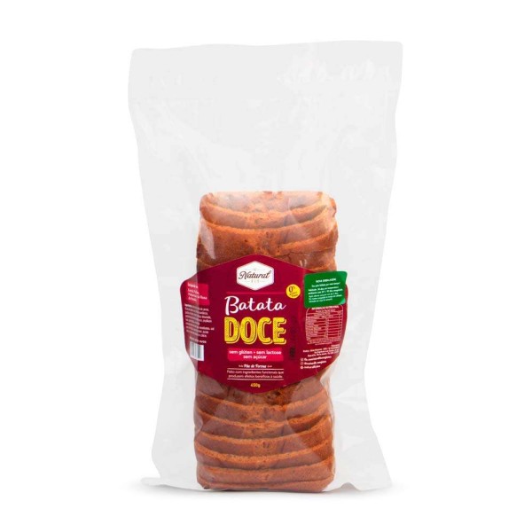 Encontraproduto.com.br - Pão de Batata Doce Sem Glúten e Sem Lactose Natural Fit Congelado 450g