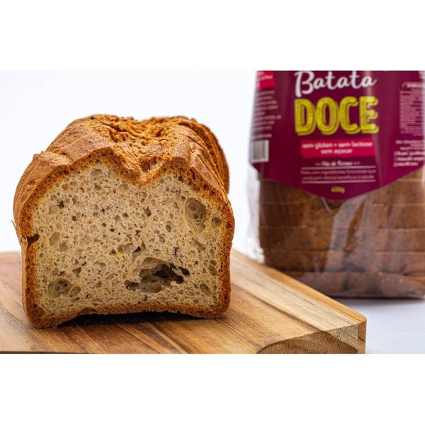 Encontraproduto.com.br - Pão de Batata Doce Sem Glúten e Sem Lactose Natural Fit Congelado 450g