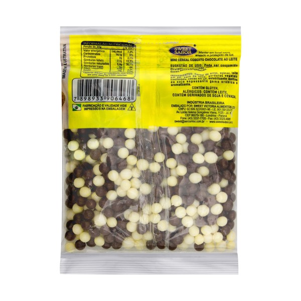Encontraproduto.com.br - Mini Cereal com Cobertura de Chocolate ao Leite Sweet 80g
