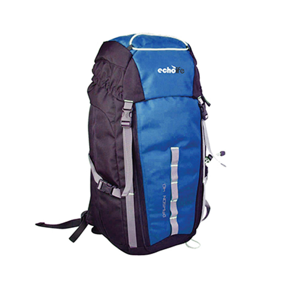 Mochila Dawson 40 Litros Azul com Cinza Echolife
