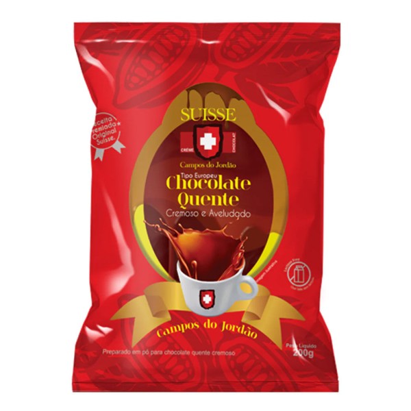 Chocolate Cremoso e Aveludado em Pó Campos do Jordão Suisse 200g