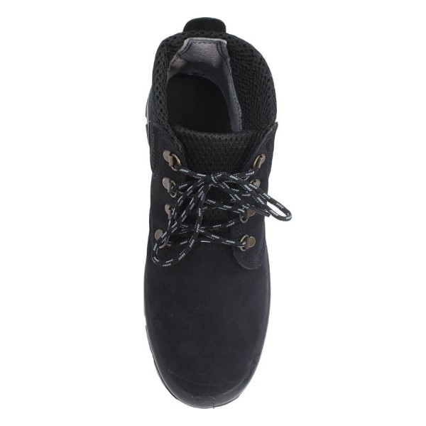 Encontraproduto.com.br - Botina Amarrar Cartom Nubuck TP092P Preta Sem Bico