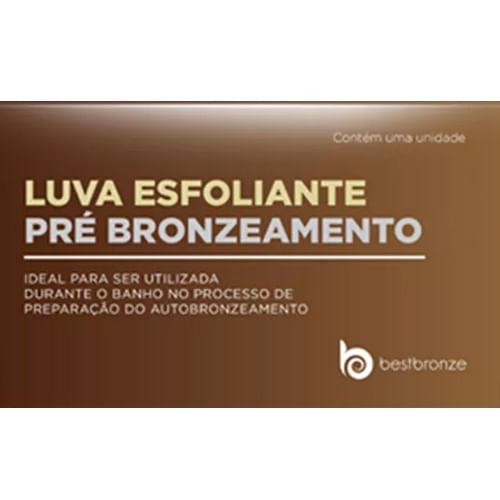 Encontraproduto.com.br - Luva Esfoliante Pré Bronzeamento Best Bronze - Luva de Banho