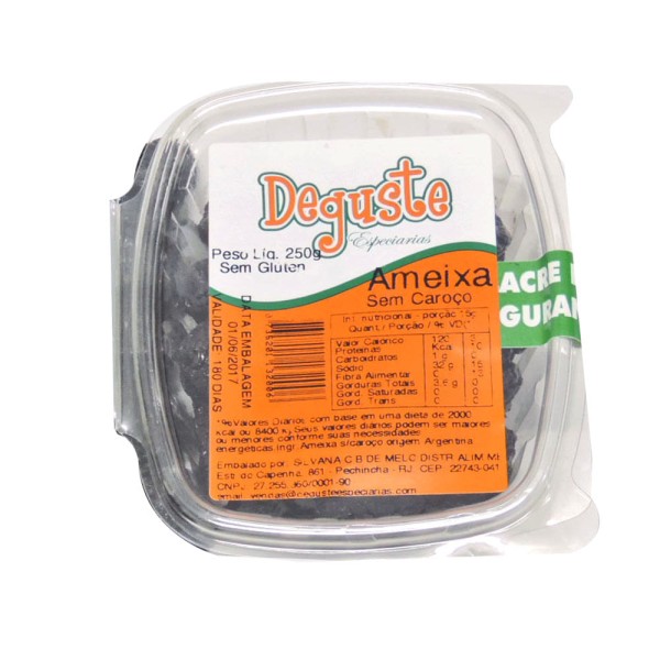 Ameixa Seca Deguste Sem Caroço 250g