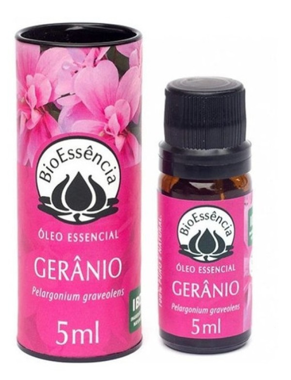 Óleo Essencial de Gerânio Bourbon 5ml BioEssência