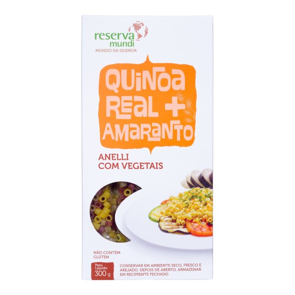 Encontraproduto.com.br - Macarrão Tricolor Agnelli Quinoa Real 300g