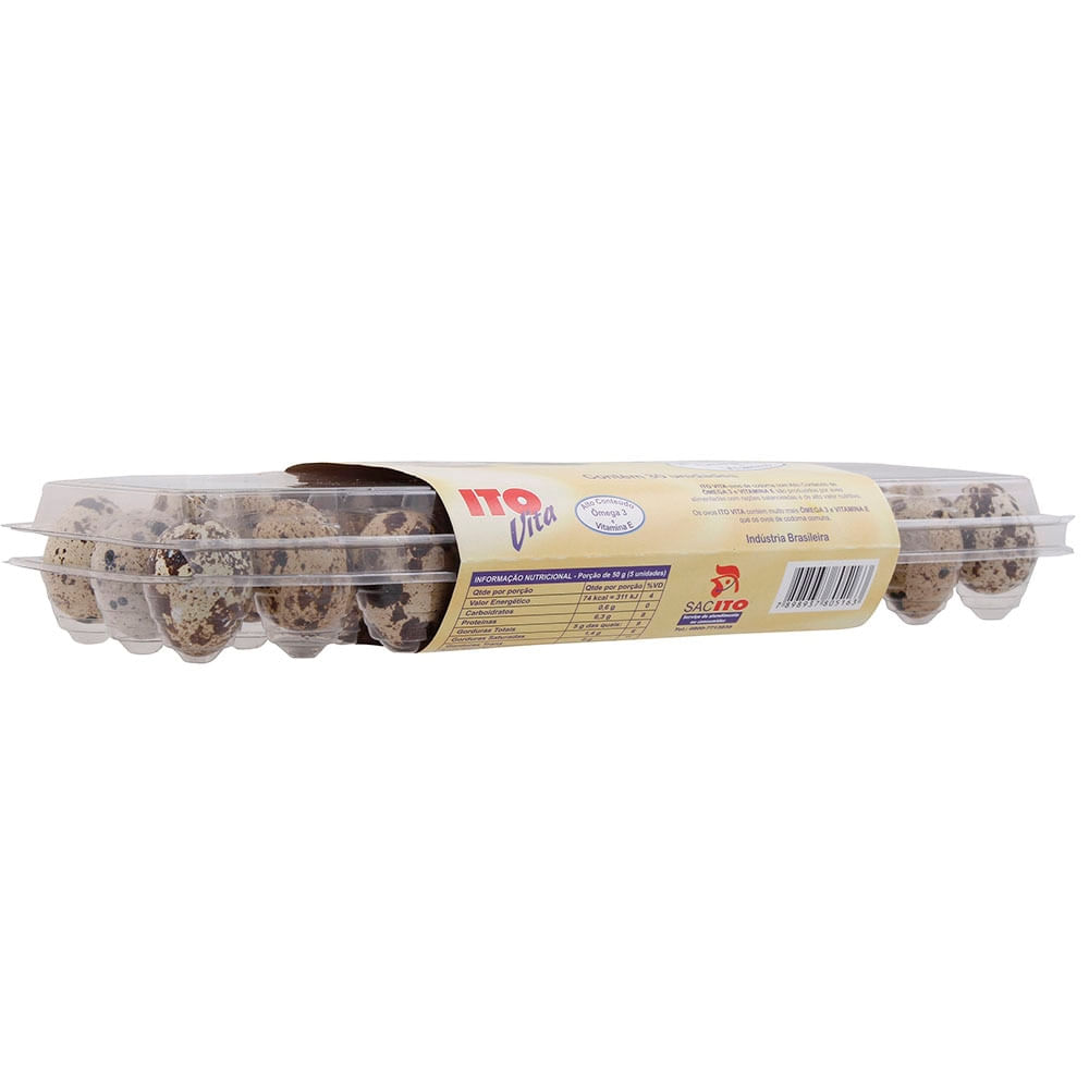 Encontraproduto.com.br - Ovo de Codorna Ito com 30 Unidades