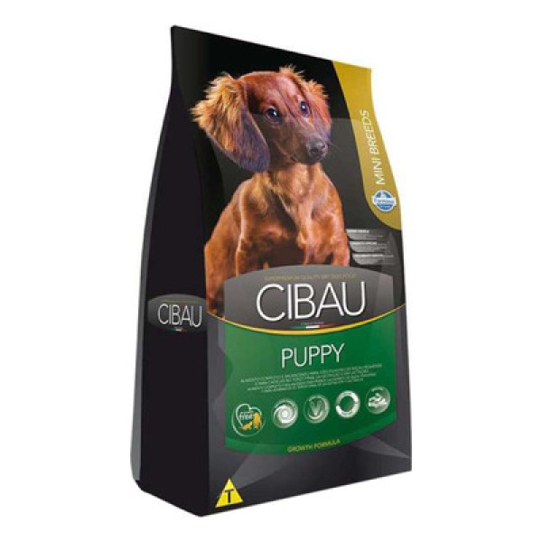 Encontraproduto.com.br - Ração Cibau Cães Filhote Raças Pequenas Frango 3kg (MP)