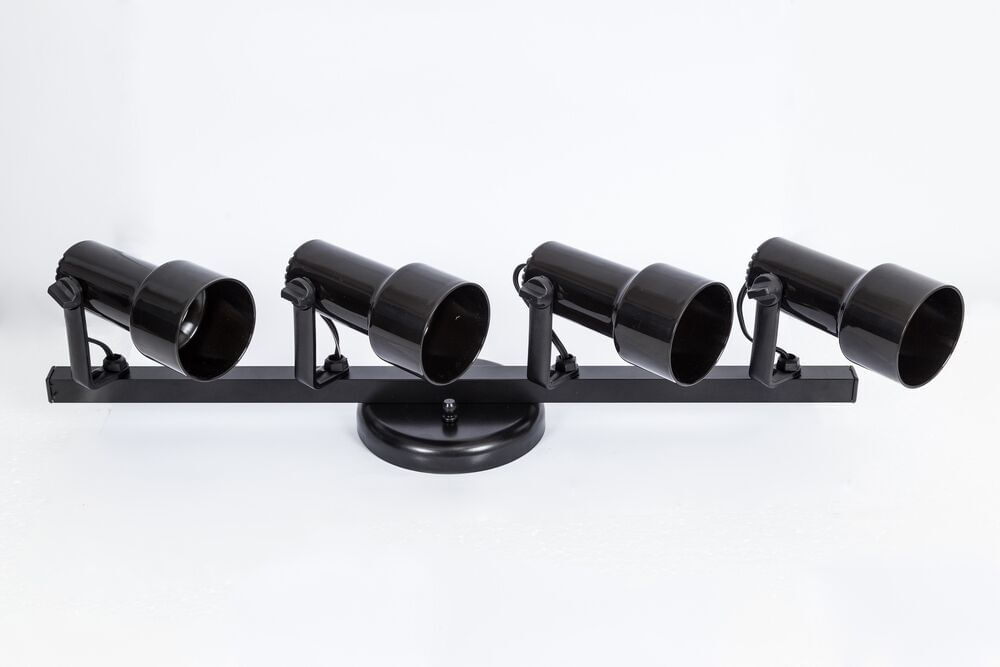 Luminária Trilho de Spot 4 Lâmpadas Infinity 20W Polipropileno Dital 106/4 Preto Bivolt