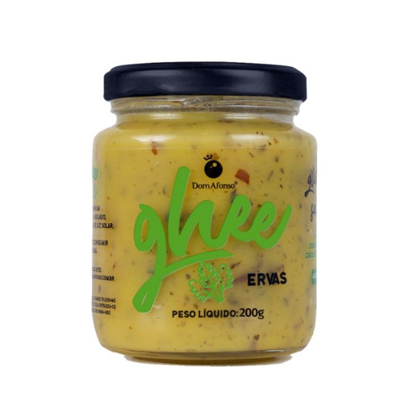 Encontraproduto.com.br - Manteiga Ghee com Ervas Natural Dom Afonso 190g