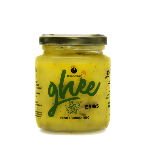 Encontraproduto.com.br - Manteiga Ghee com Ervas Natural Dom Afonso 190g