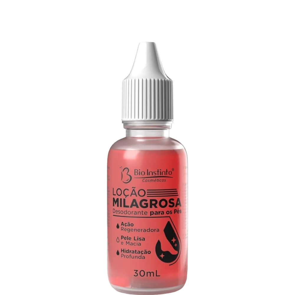 Encontraproduto.com.br - Loção Hidratante Bio Instinto Milagrosa Pés 30ml