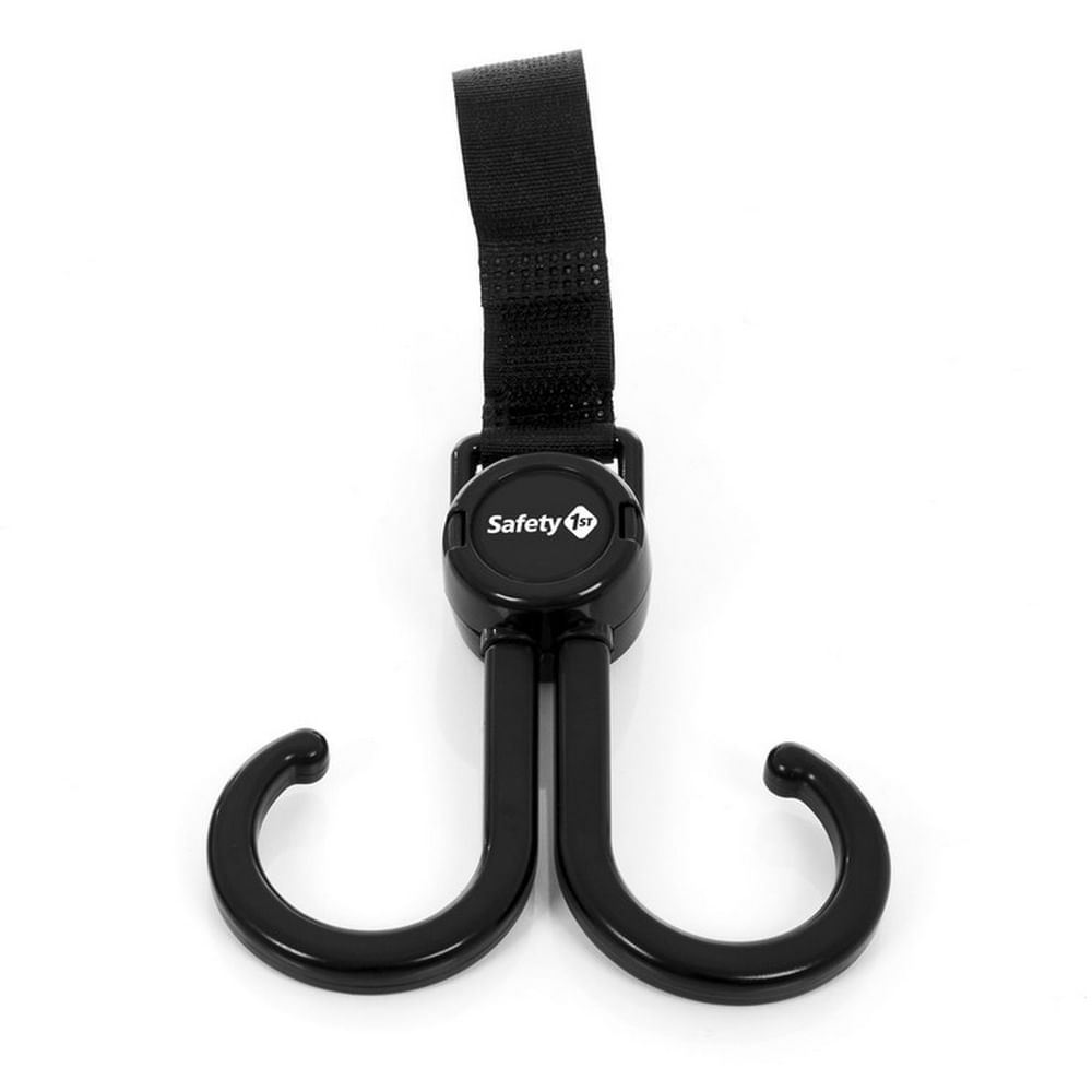 Encontraproduto.com.br - Gancho Multiuso Duplo - Safety 1st - Preto - Safety 1St
