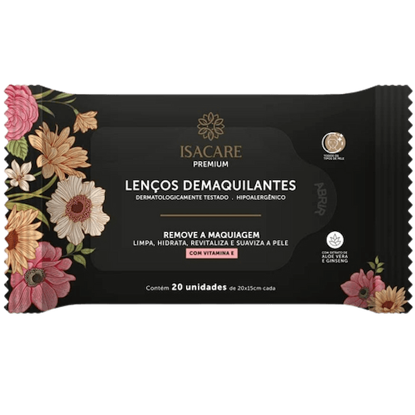 TOALHA DEMAQUILANTE ISACARE 20UN