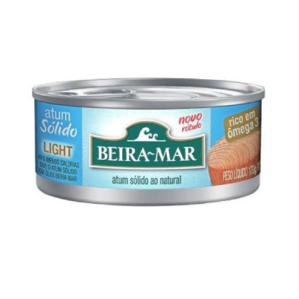 Encontraproduto.com.br - Atum Sólido ao Natural Light Beira Mar 170 g