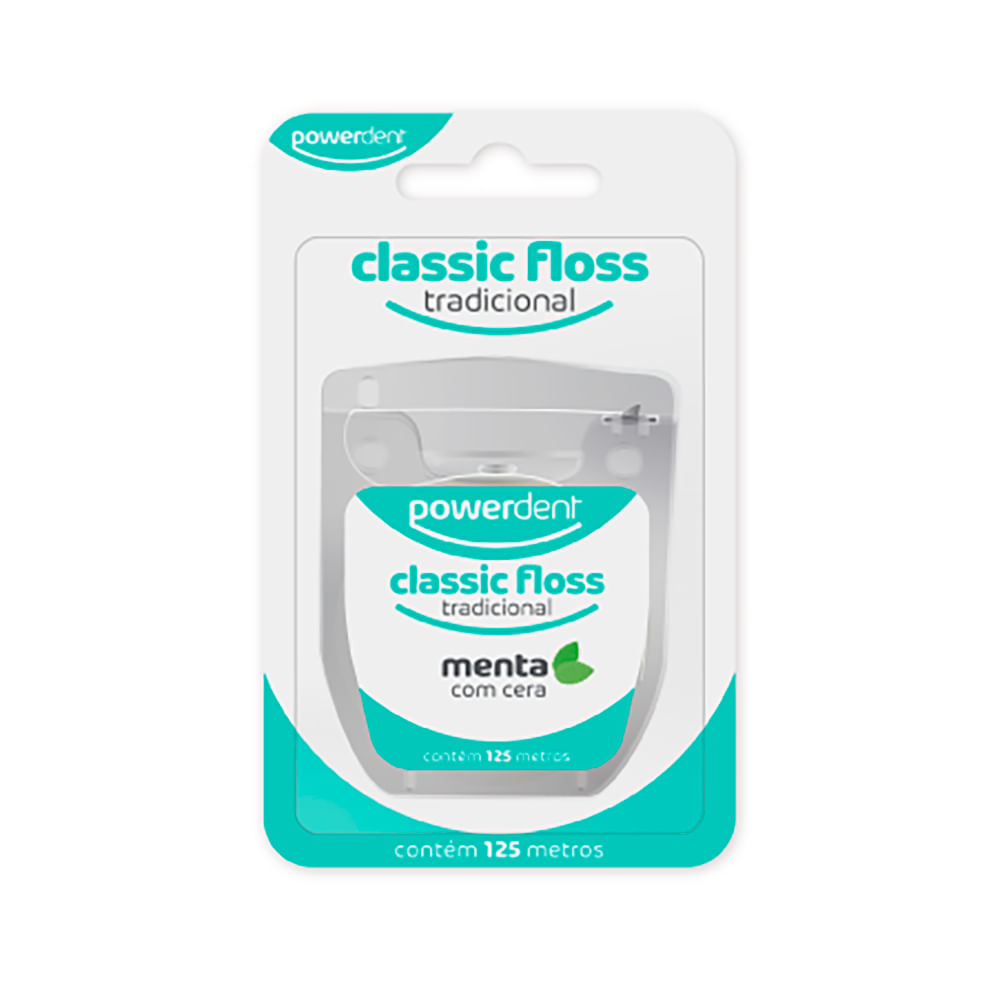 Encontraproduto.com.br - Fio Dental Powerdent Classicfloss Tradicional 125m