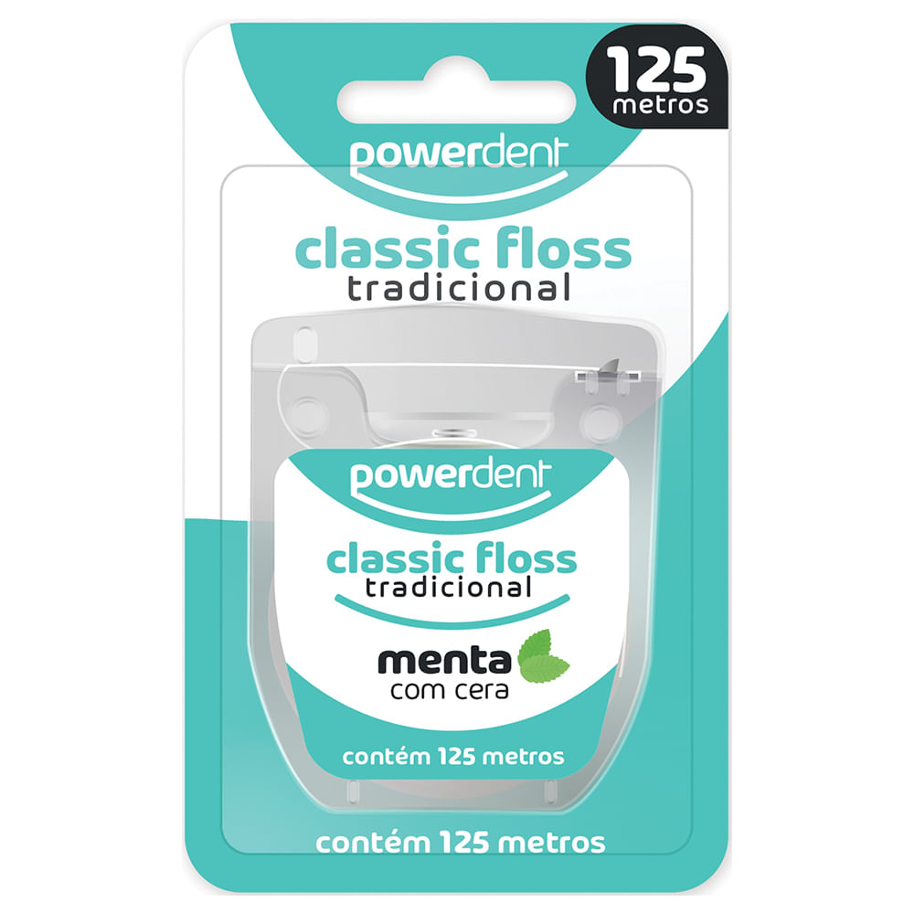 Encontraproduto.com.br - Fio Dental Powerdent Classicfloss Tradicional 125m