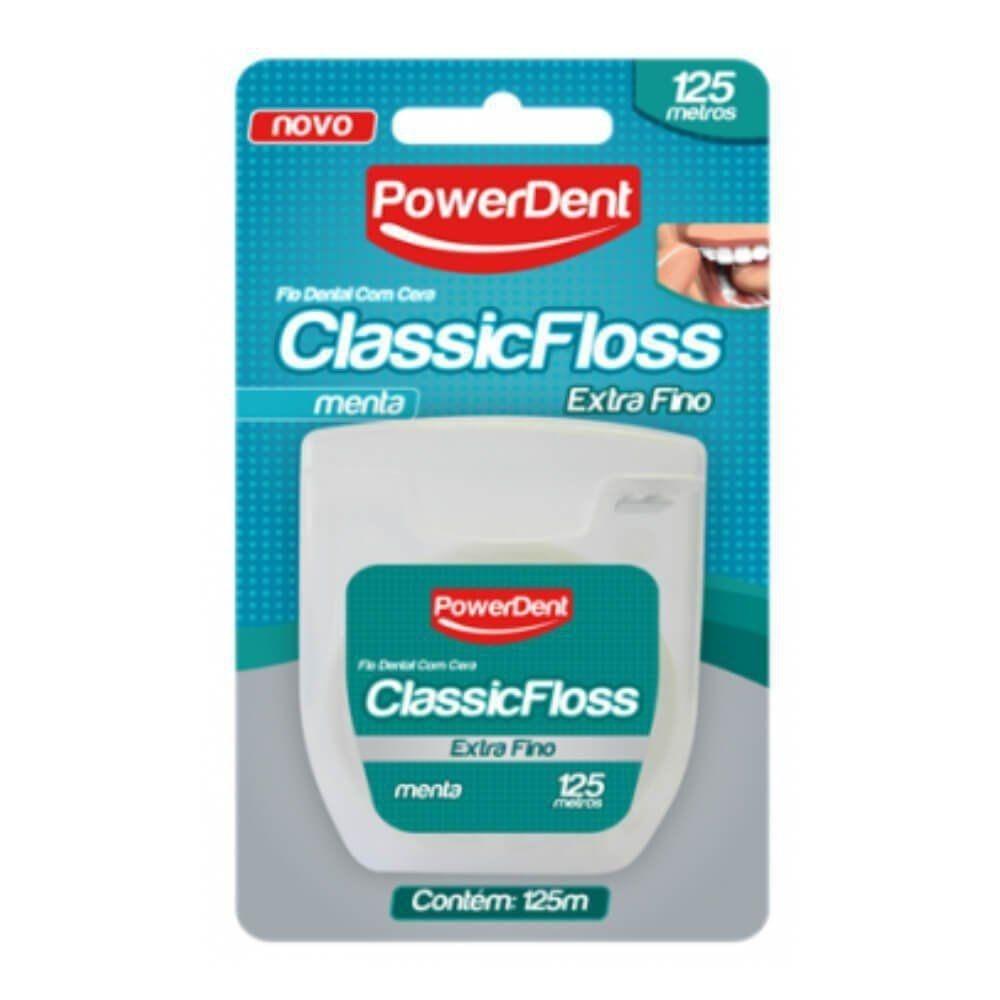 Encontraproduto.com.br - Fio Dental Powerdent Classicfloss Extra Fino 125m