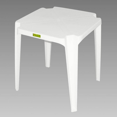 Mesa de Plástico TopPlast Top Quadrada - Branca
