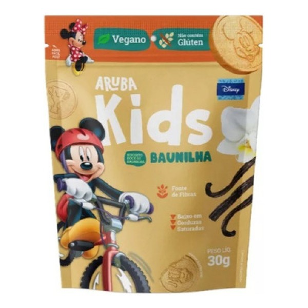 Biscoito Vegano Aruba Kids Chocolate 30g