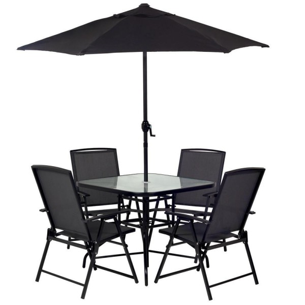 Encontraproduto.com.br - Conjunto Mesa Com 4 Cadeiras E Guarda-sol Chicago - Mor