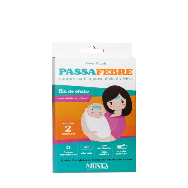 Passa Febre Munila com 2 Unidades