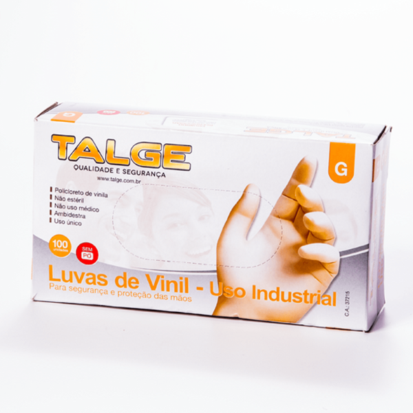 Encontraproduto.com.br - Luva Procedimento Não Cirúrgico S/pó Tam G 100 Unidade Talge