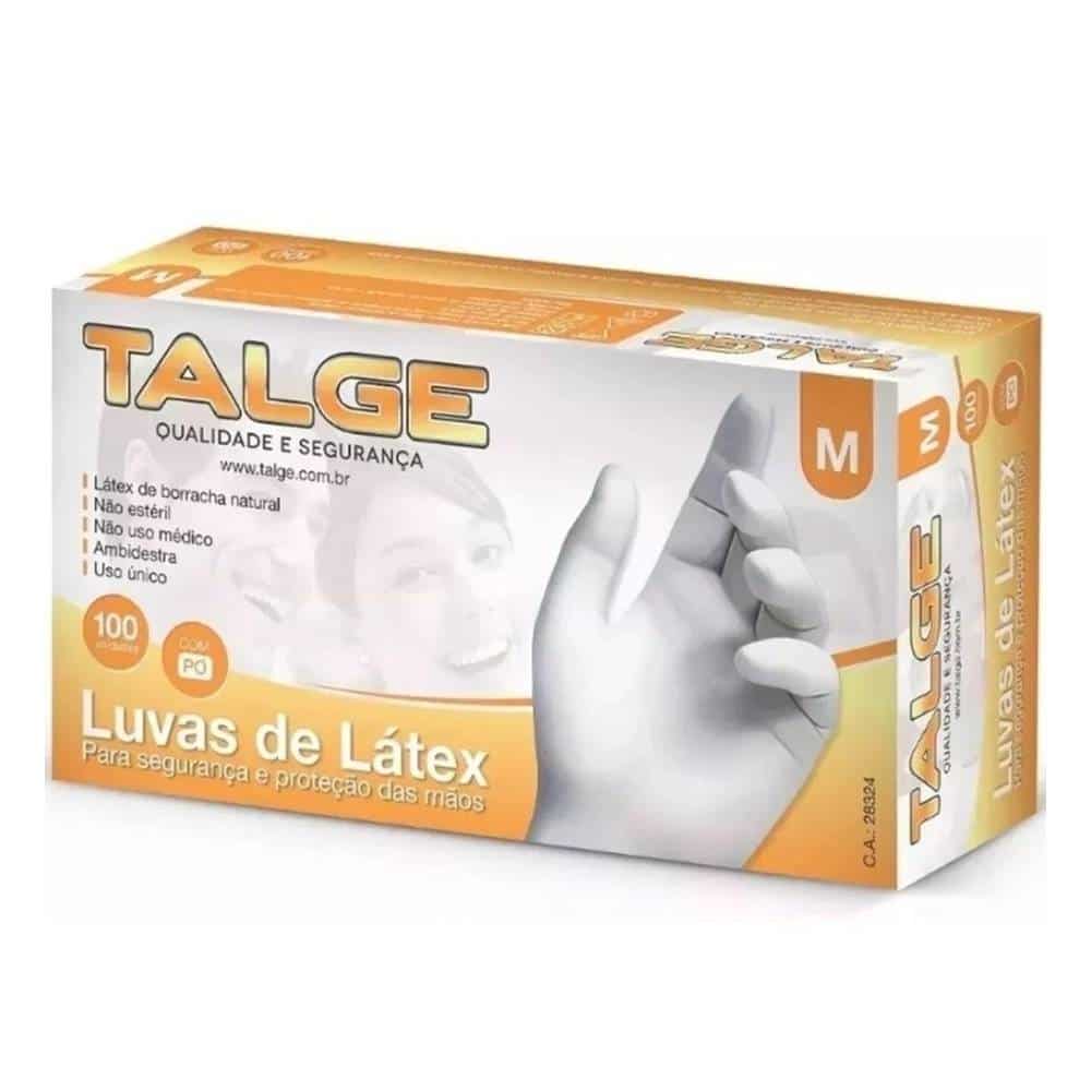 Encontraproduto.com.br - LUVA LATEX C/ PO C/100 TAM. M R.7126