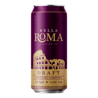Encontraproduto.com.br - Coquetel de Vinho Draft Bella Roma lata 473ml