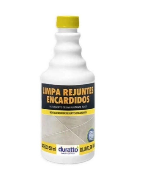 Encontraproduto.com.br - Limpa Rejuntes Encardidos Duratto Frasco com 500 mL. Faz até 5 L.