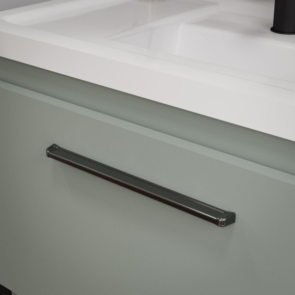 Encontraproduto.com.br - Gabinete Ipanema MGM 60cm Metalon para Banheiro com Espelheira - Pistache