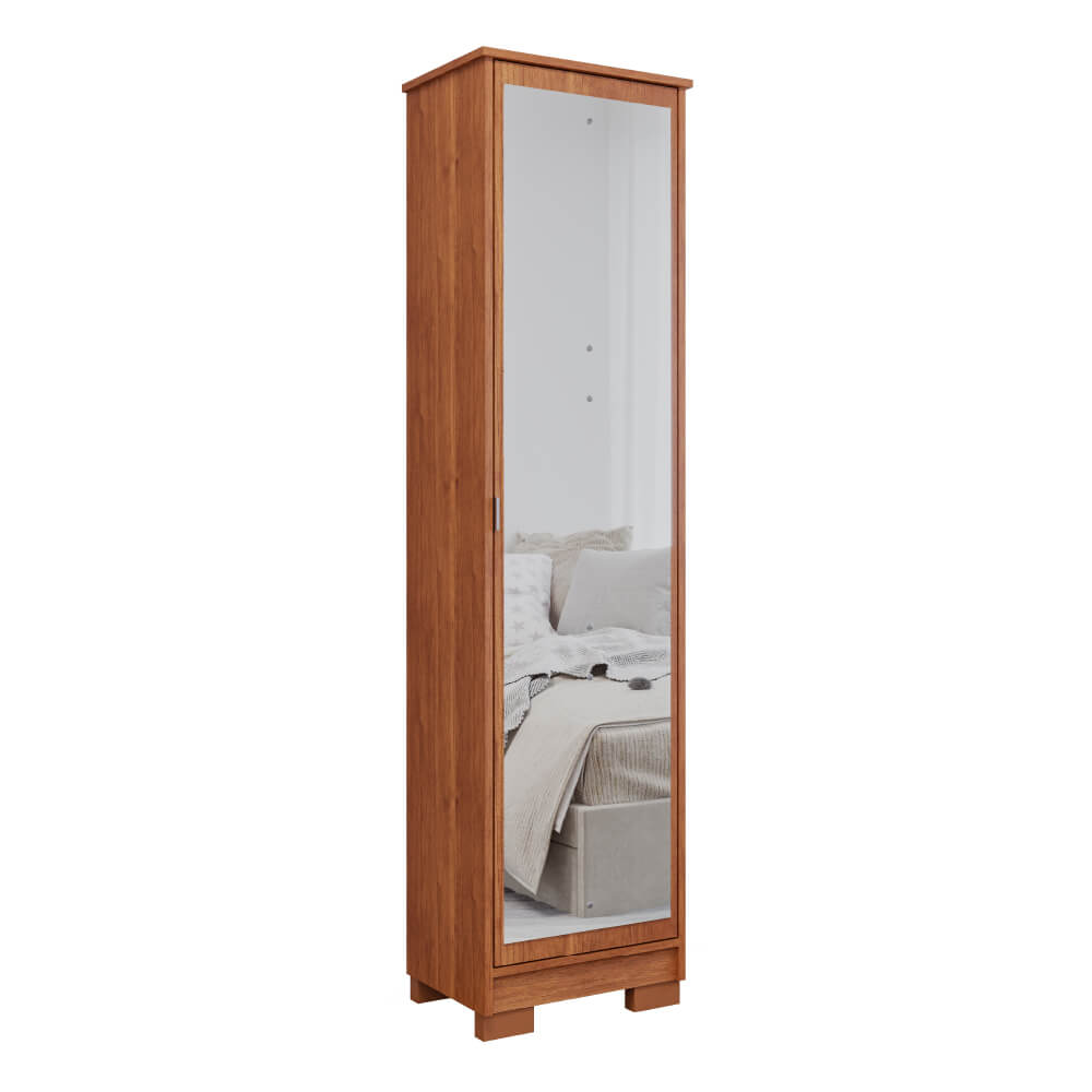 Encontraproduto.com.br - Sapateira MGM Lia com 3 Espelhos - Cinamomo