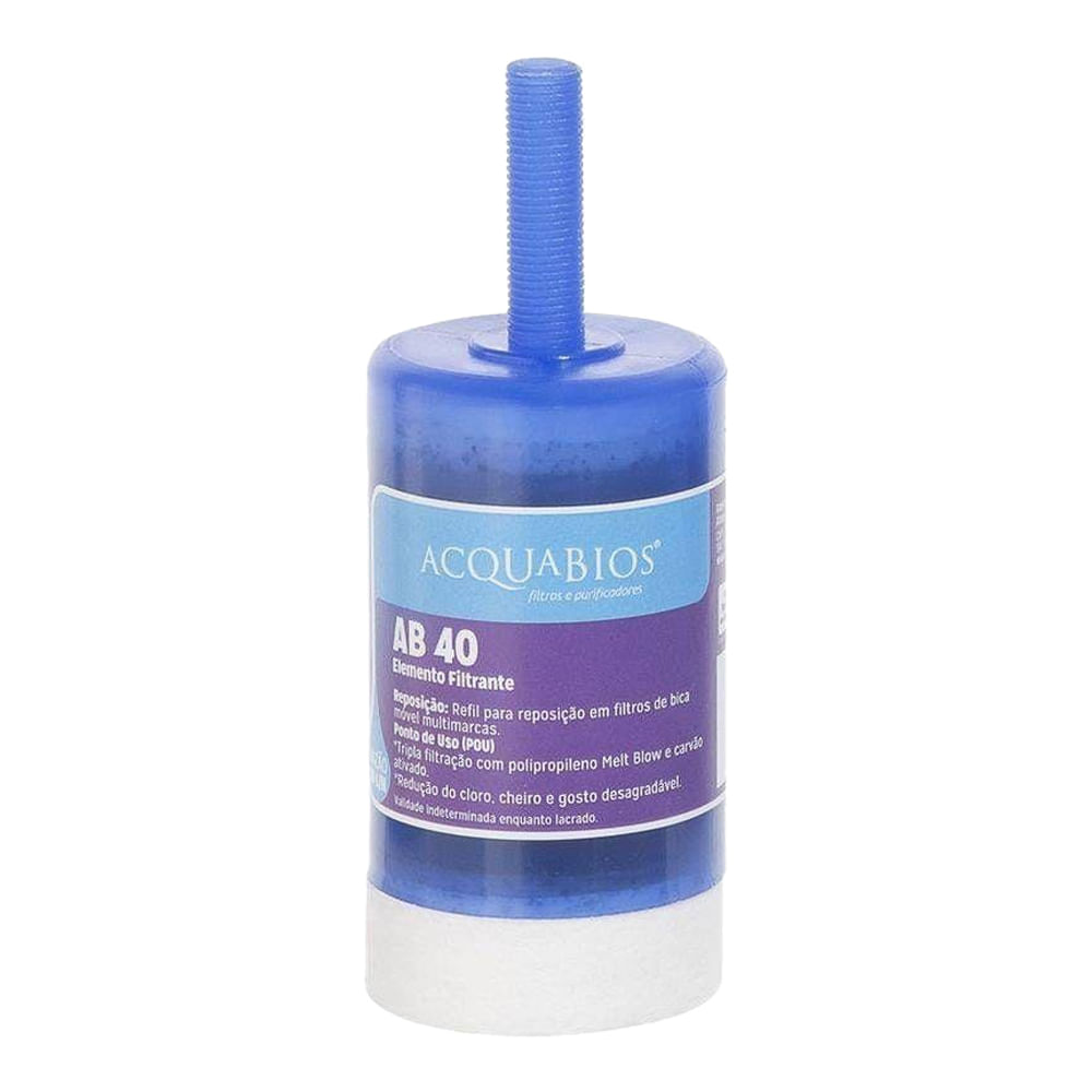 Refil para Torneira Filtro Universal Rosca Longa Acquabios