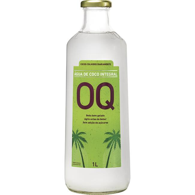 Encontraproduto.com.br - Água de Coco Natural OQ Garrafa com 1L