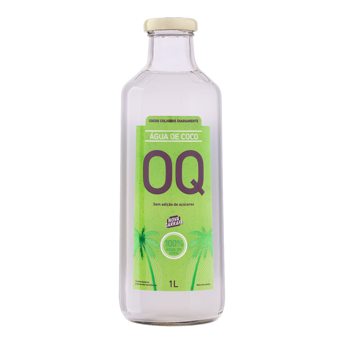 Encontraproduto.com.br - Água de Coco Natural OQ Garrafa com 1L