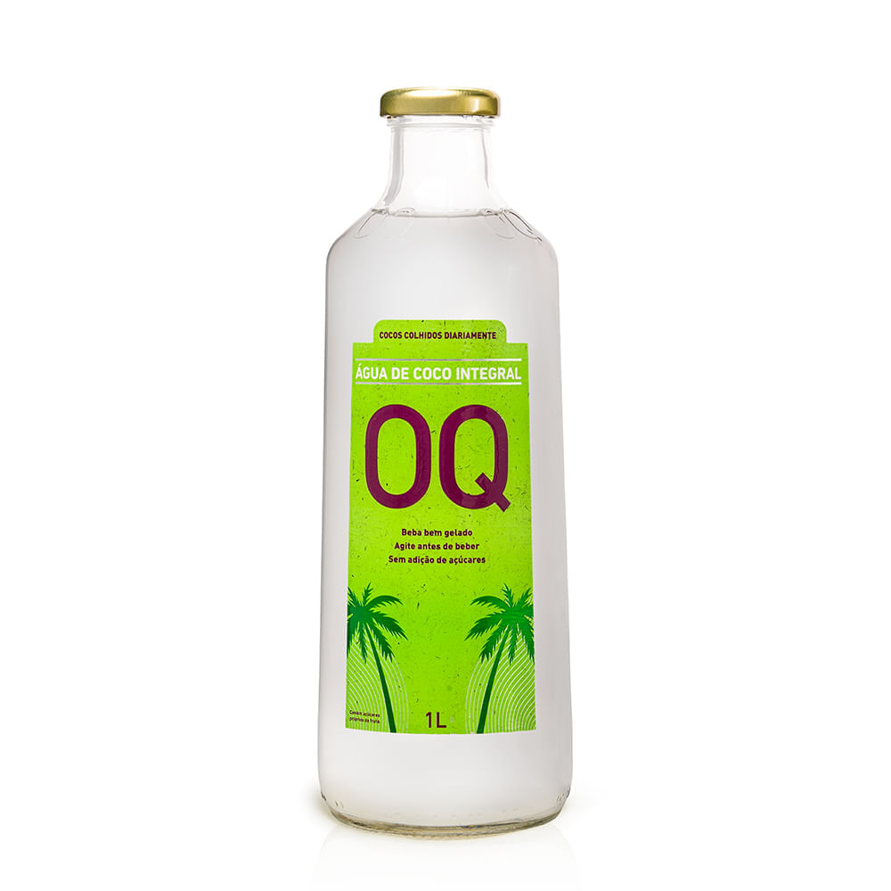 Encontraproduto.com.br - Água de Coco Natural OQ Garrafa com 1L