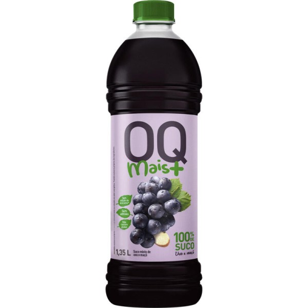Suco OQ Uva e Maçã Pet com 1,35L