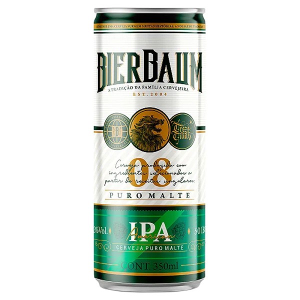 Encontraproduto.com.br - Cerveja Bierbaum Ipa Lata 350ml