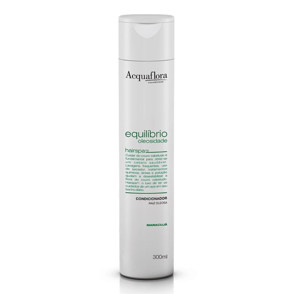 Encontraproduto.com.br - CONDICIONADOR ACQUAFLORA EQULIBRIO RAIZ OLEOSA 300ML