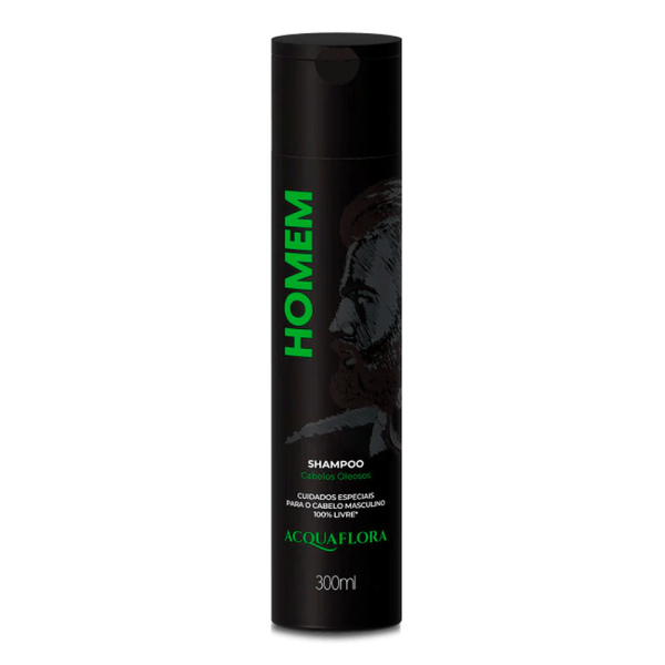 Encontraproduto.com.br - Shampoo 300ml Homem Cabelos Oleosos - Acquaflora