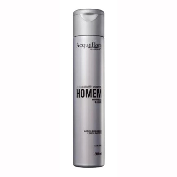 Encontraproduto.com.br - Shampoo 300ml Homem Cabelos Oleosos - Acquaflora