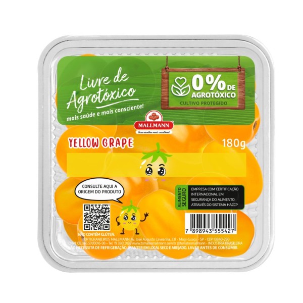 Encontraproduto.com.br - Tomate Yellow Grape Mallmann Sem Agrotóxico 180g