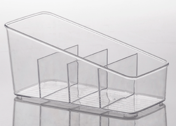 ORGANIZADOR DIAMOND C DIVISORIAS 27X13X13CM CRISTAL 882 PARAMOUNT