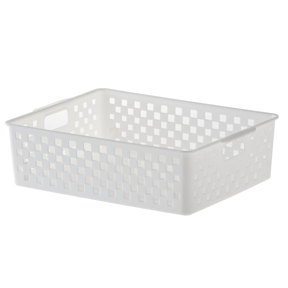 Cesto Organizador Quadratta 27x21x8cm 891 Branco Paramount