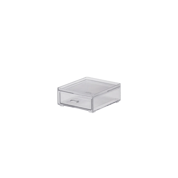 Encontraproduto.com.br - Caixa Organizadora Elegance com Gaveta 18,5x16x7 Cm Paramount