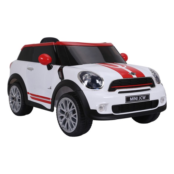 Carrinho Elétrico Mini Paceman 12V Branco Bel