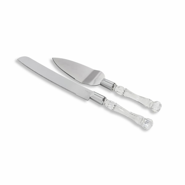 Encontraproduto.com.br - Conjunto para Bolo Haus Tasty em Inox com 2 Peças