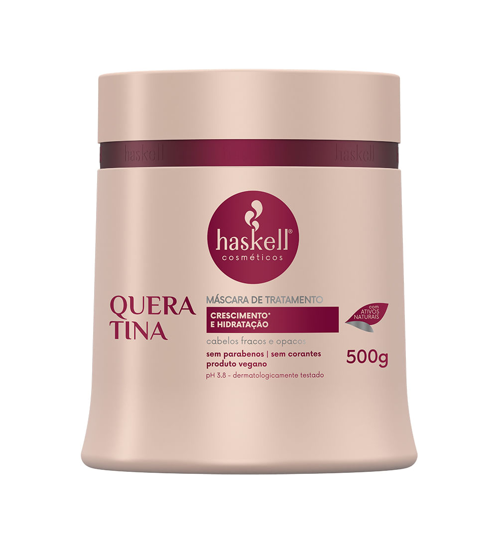 Encontraproduto.com.br - Máscara Térmica Haskell Queratina com 500g
