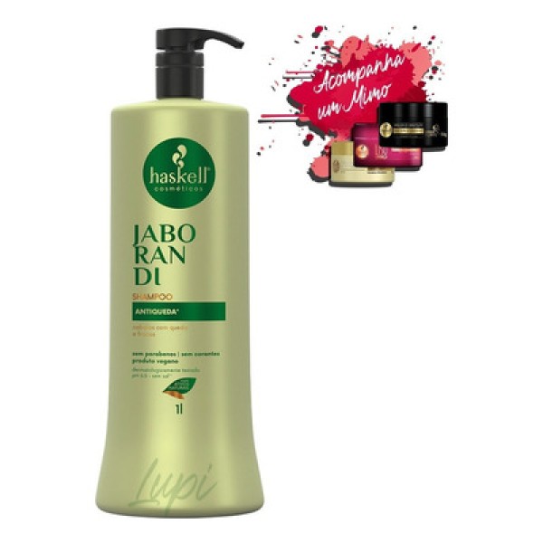 Encontraproduto.com.br - Shampoo Jaborandi Para Cabelos Oleosos 1 Litro Haskell 
