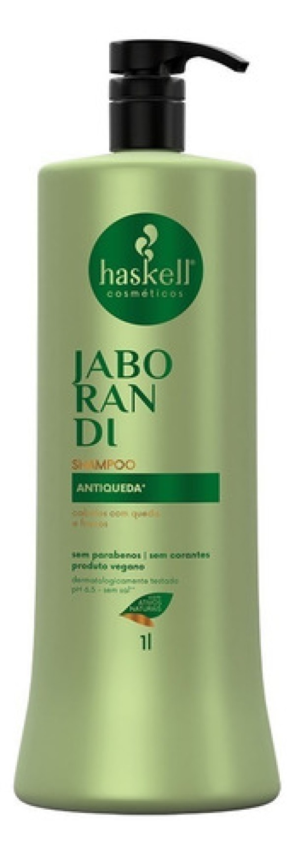 Encontraproduto.com.br - Shampoo Jaborandi Para Cabelos Oleosos 1 Litro Haskell 